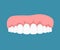 Gums Disease, Dentistry Flat Vector Concept. Dental Clinic, Stomatology Orthodontic Illness, Problem Illustration. Tooth Sickness