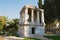 Gumuskesen chambered tomb monument in Milas, Turkey.