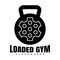 Gun barrel gym creative logo