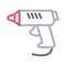 Gun colour line vector  icon