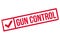 Gun Control rubber stamp