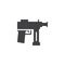 Gun icon vector