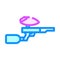 gun paintball game color icon vector illustration