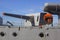 Gun turret of HMS Caroline C-class light cruiser of the Royal Navy