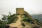 Gunibsky fortress. Protective wall and gates of Gunib. Russia, Republic of Dagestan