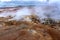 Gunnuhver geothermal area in reykjanes peninsula Iceland