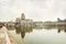 Gurdwara Bangla Sahib is the most prominent Sikh gurdwara. A sacred place of sikhi religion. Golden dome of the temple in the