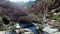 Gurgling stream in gorge in Euboea island, Greece