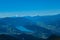 Gurglitzen - Idyllic hiking trail on alpine meadow with scenic view of lake Millstatt seen from mountain peak Boese Nase