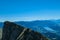 Gurglitzen - Idyllic hiking trail on alpine meadow with scenic view of lake Millstatt seen from mountain peak Boese Nase