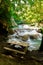 Gurleyik waterfall and water powered grain mill in Mihaliccik Eskisehir Turkey