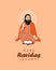 guru ravidas jayanti poster template