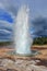 Gushing geyser