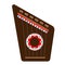 Gusli color icon. Russian psaltery.