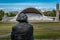 Gustav Ernesaks statue in the Tallinn Song Festival Grounds in Estonia