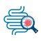 Gut bacteria vector icon