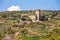 Gutenfels Castle on hillside along the Rhine River in Germany