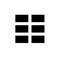 Gutter, text icon. Simple glyph vector of text editor set icons for UI and UX, website or mobile application