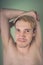 guy large portrait in hairy armpits