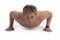 guy topless doing pressups