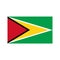 Guyana flag illustration