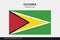 Guyana National Flag Illustration