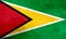 Guyana polygonal flag. Mosaic modern background. Geometric design