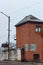 GVARDEYSK, RUSSIA - DECEMBER 14, 2013: The walls and buildings of the prison correctional colony on the territory of the