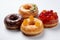 Gwajul: Korean-style donuts with sweet fillings, AI generative