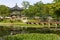 Gyeongbok Palace pagoda, Seoul, Korea, historic temple building