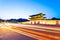 Gyeongbokgung Entrance Dusk Headlights Streaking H