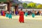 Gyeongbokgung Palace changing of guards show at the Imperial Palace of South Korea