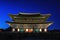 Gyeongbokgung palace at night