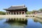 Gyeonghoeru Pavilion surrounded by pond
