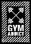 Gym Addict. Mind On A Mission. Inspiring Gym Workout Typography Motivation Quote