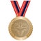 Gym sport gold medal.