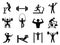 Gymnasium and Body Building icons