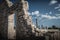 Gymnasium and dormitories at Kourion Archaeological site. Cyprus