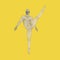 Gymnast. 3D Model of Man. Human Body Model