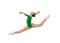 Gymnast girl 2025 Olympic Games competition graphic concept isolated