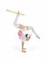 Gymnast standing twirling a hula hoop