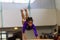 Gymnast Young Girl Vault flight