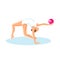 gymnastic with the ball, artistic gymnastics, olympic sports