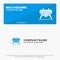 Gymnastic, Gymnastics, Horse SOlid Icon Website Banner and Business Logo Template