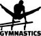 Gymnastics with man at parallel bars