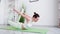 gymnastics workout sporty lifestyle woman gym yoga