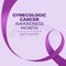 Gynecologic cancer awareness month design template good for celebration.