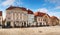 Gyor - Panorama of Szechenyi Square at day. Cityscape image of downtown, Hungary