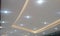 Gypsum false ceiling and coves