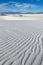 Gypsum sand dunes at White Sands National Park